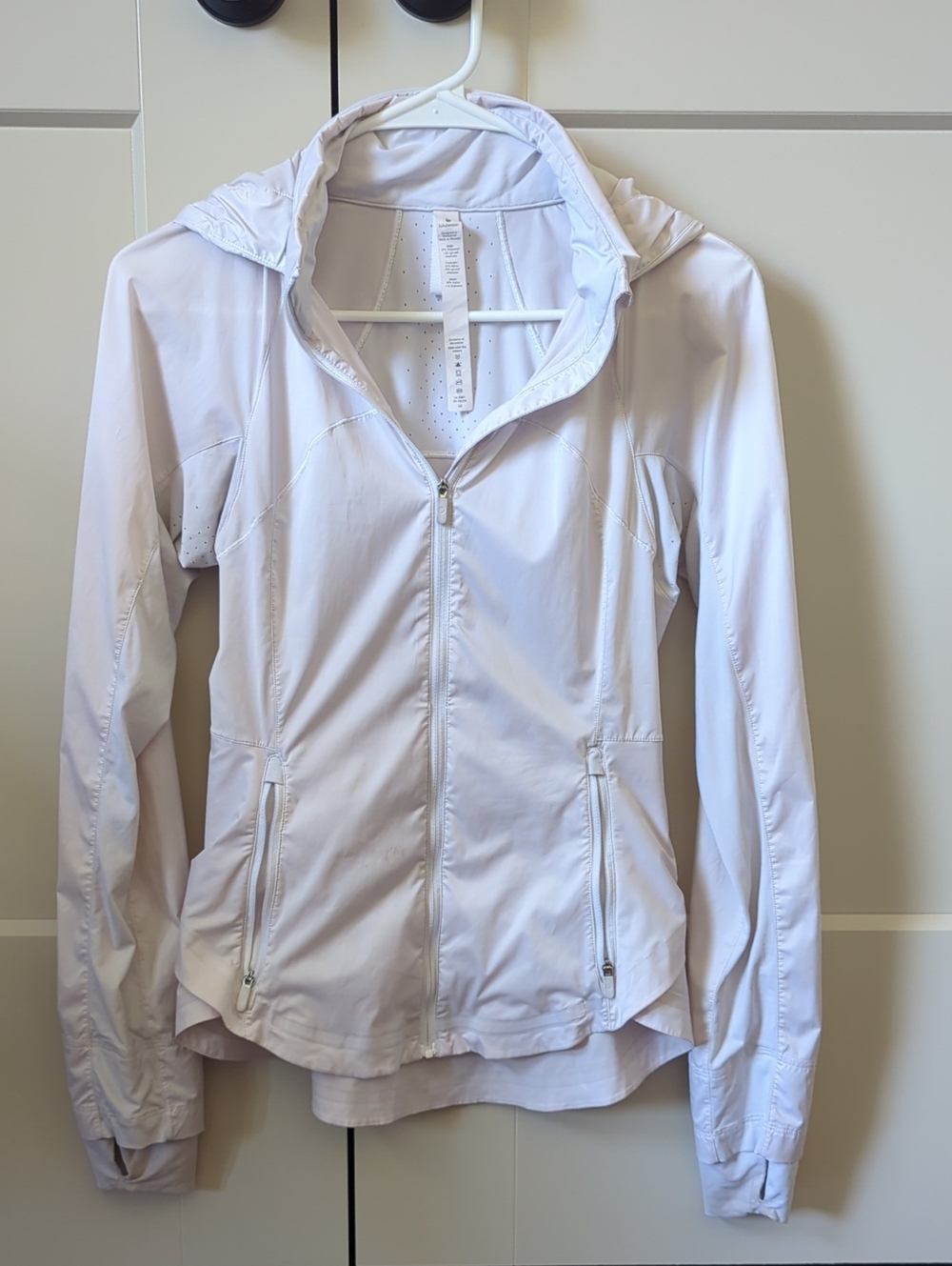 Lululemon White Goal Smasher Jacket